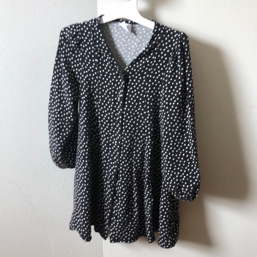 Zara girls polka dot dress